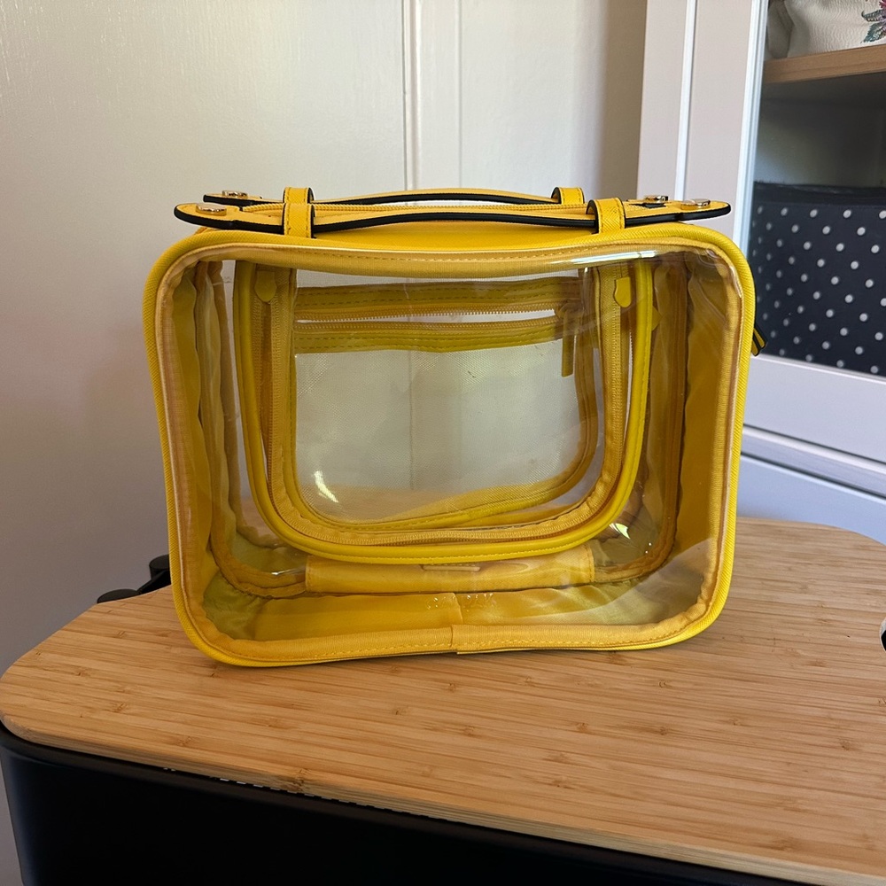 Calpak Yellow Clear Tote Bag (Damaged)